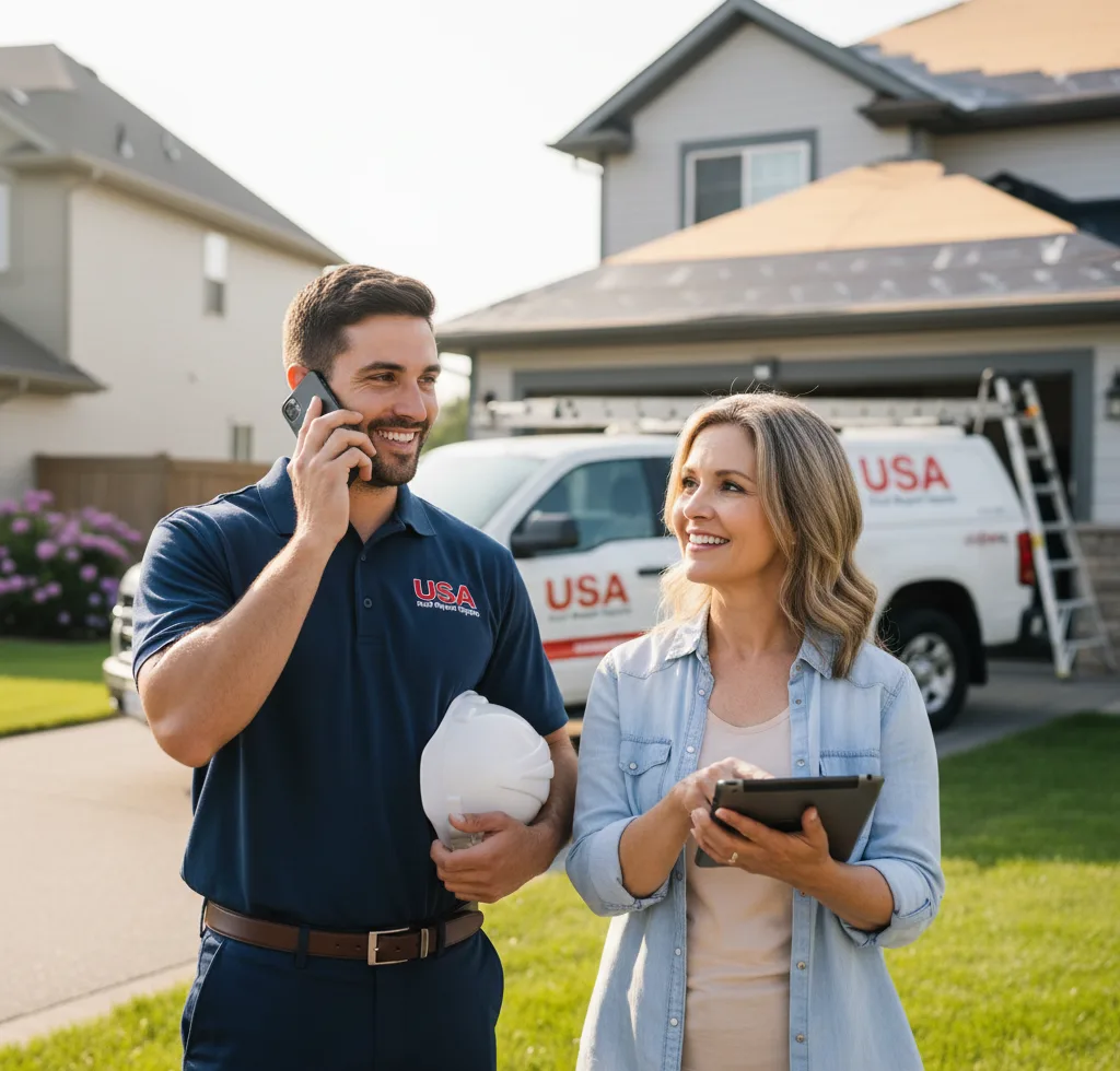 USA Roof Repair Experts customer support in Smithton